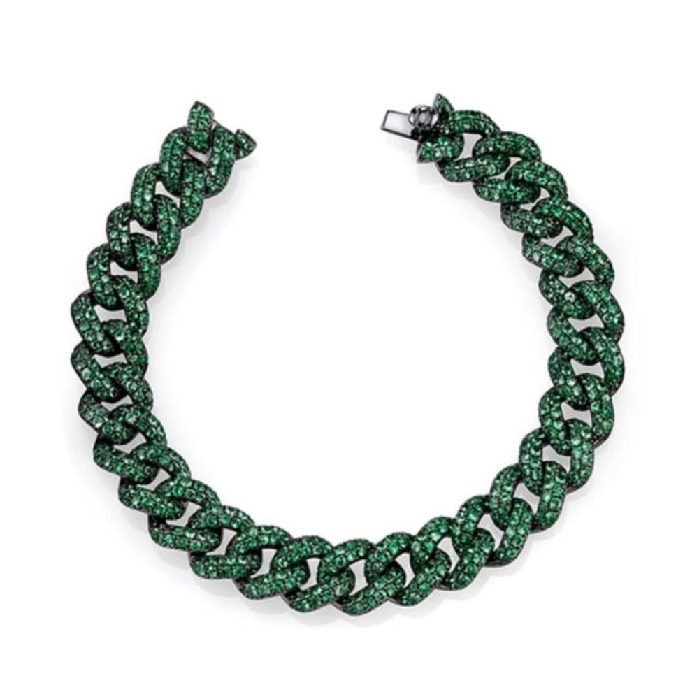 Chain Tennis Pave Crystal Bracelet